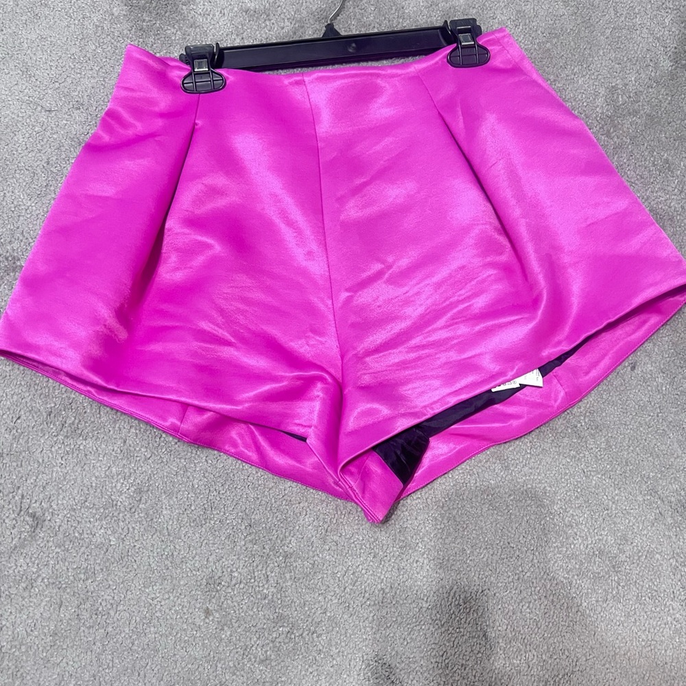 Hot pink shorts